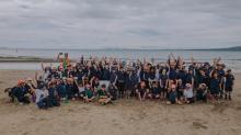 Photos of our Beach Clean Up day with Sustainable Coastlines
